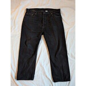 Vintage Levi's Black 505 Straight  Jeans 42x30 Made In Canada Y2K 90's EUC
